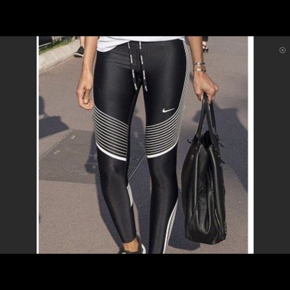 nike leggings with string